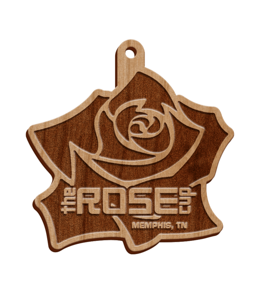 The Rose Cup - Custom rose shaped wooden medal.