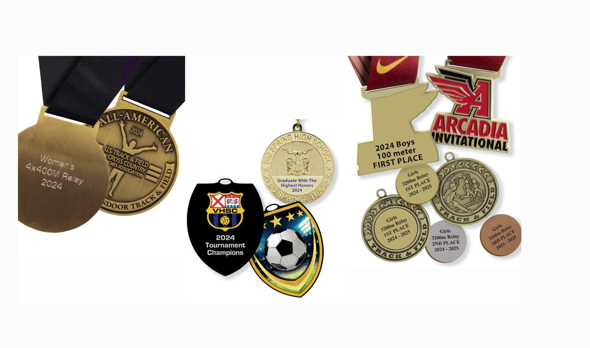 4 ways to personalize medals